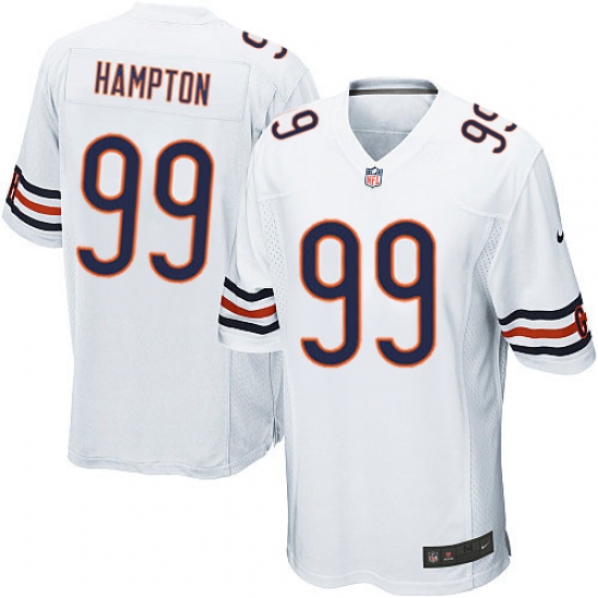 Men's Nike Chicago Bears #99 Dan Hampton Game White NFL Jersey - Ujersey