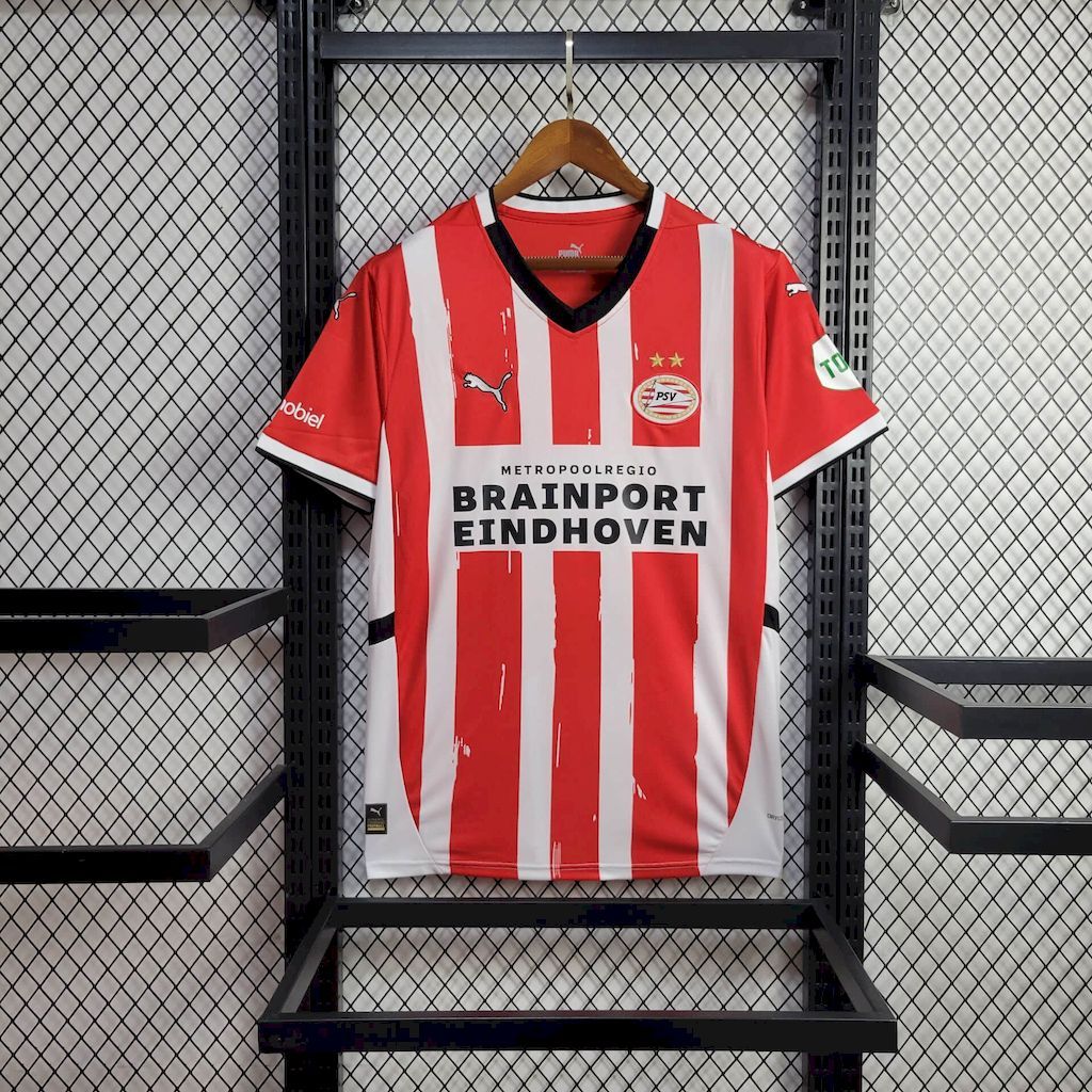 PSV Eindhoven Football Jersey Home Custom Shirt 2024/25 - ujerseystore