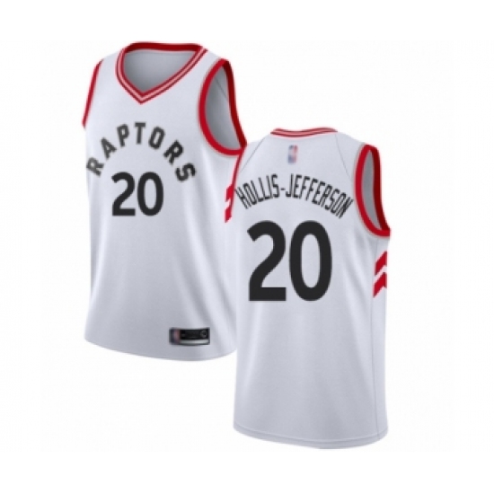 Youth Toronto Raptors #20 Rondae Hollis-Jefferson Swingman White Basketball Jersey - Association Edition - Ujersey