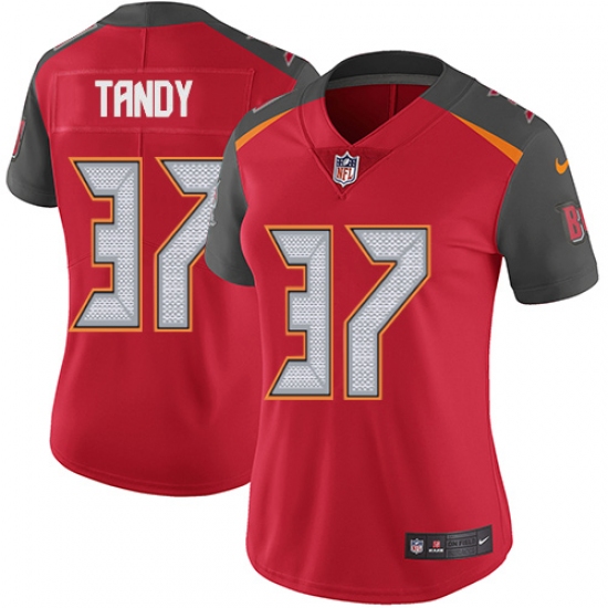 Women's Nike Tampa Bay Buccaneers #37 Keith Tandy Elite Red Team Color NFL Jersey - Ujersey