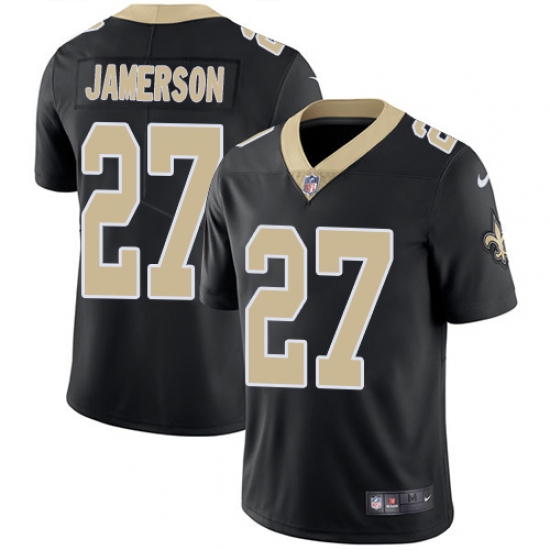 Men's Nike New Orleans Saints #27 Natrell Jamerson Black Team Color Vapor Untouchable Limited Player NFL Jersey - Ujersey