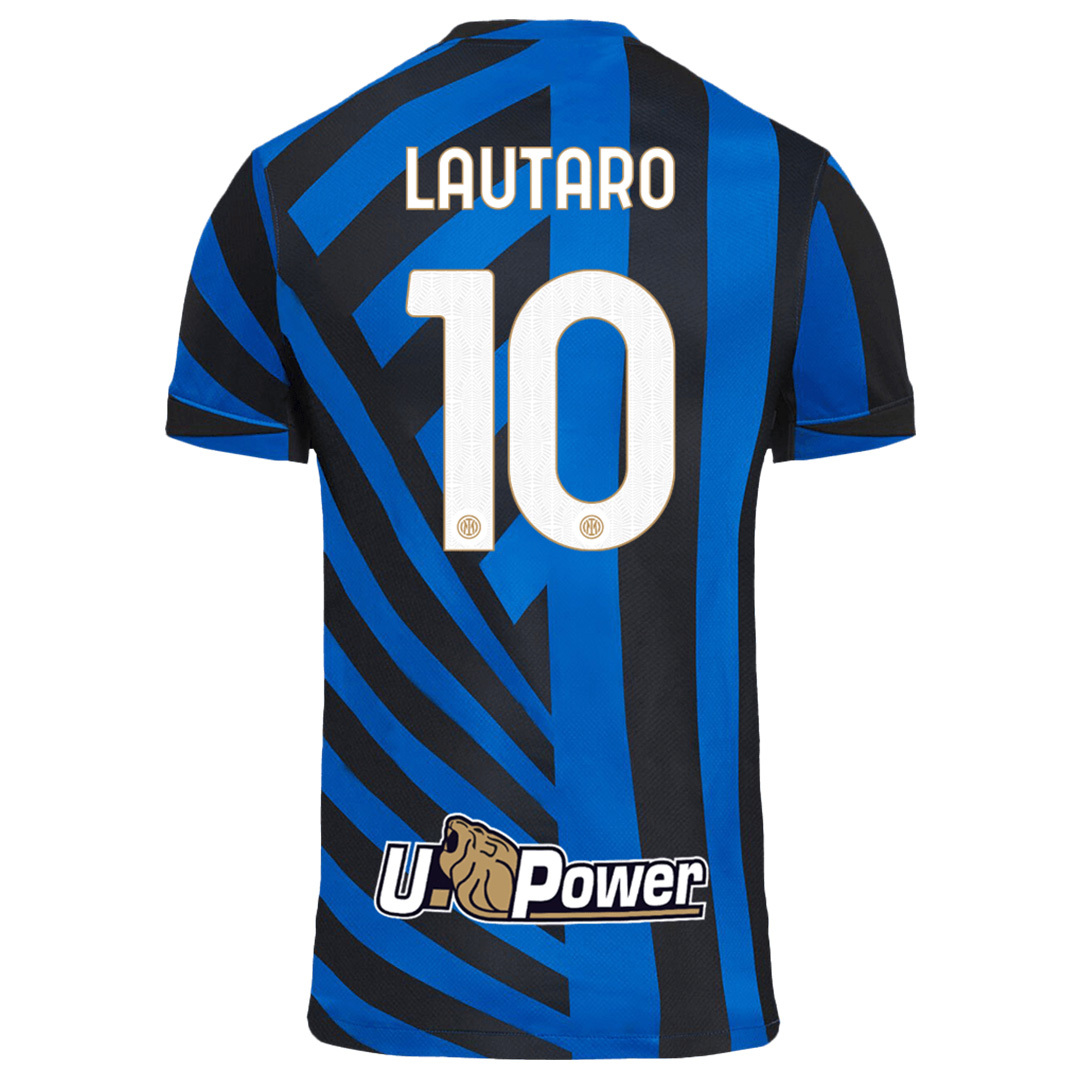 LAUTARO #10 Inter Milan Soccer Jersey Home Custom Shirt 2024/25 - Ujersey