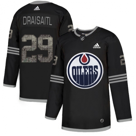 Men's Adidas Edmonton Oilers #29 Leon Draisaitl Black Authentic Classic Stitched NHL Jersey - Ujersey