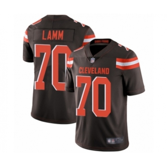 Youth Cleveland Browns #70 Kendall Lamm Brown Team Color Vapor Untouchable Limited Player Football Jersey - Ujersey