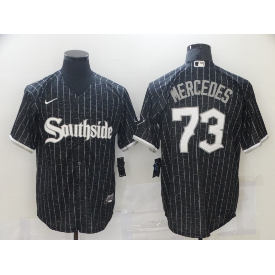Men's Chicago White Sox #73 Yermin Mercedes Nike Black City Player Mlb Jersey - Ujersey