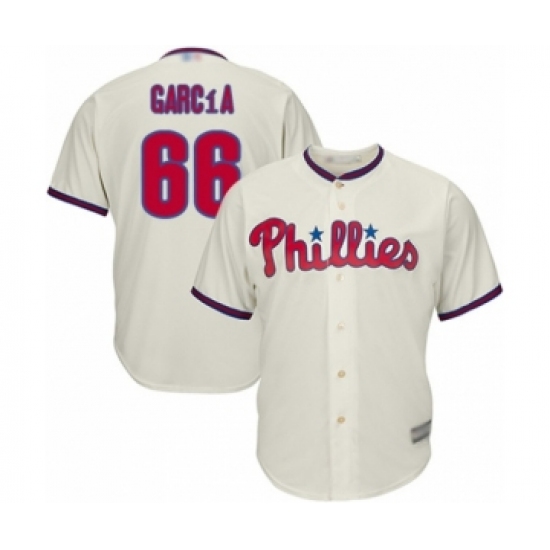 Youth Philadelphia Phillies #66 Edgar Garcia Authentic Cream Alternate Cool Base Baseball Player Jersey - Ujersey