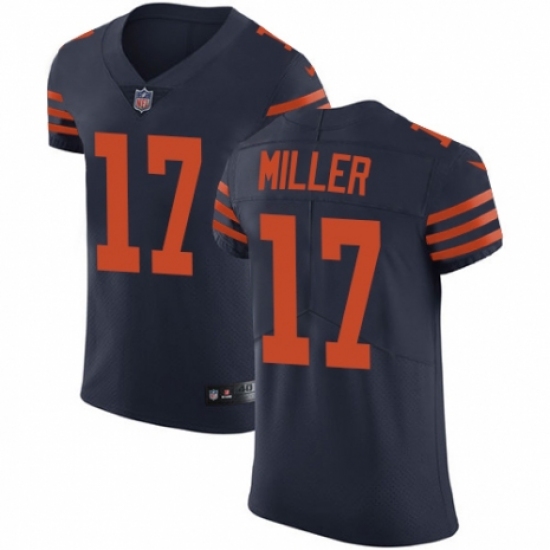 Men's Nike Chicago Bears #17 Anthony Miller Navy Blue Alternate Vapor Untouchable Elite Player NFL Jersey - Ujersey