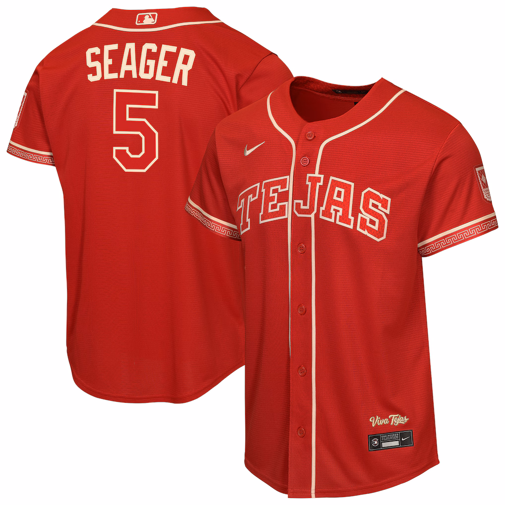 Youth Texas Rangers Corey Seager Nike Red 2026 City Connect Stadium Jersey - Ujersey
