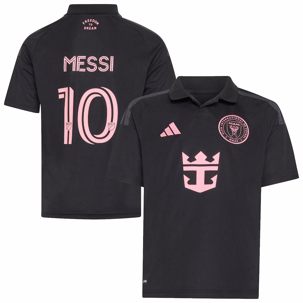 Youth Inter Miami CF Lionel Messi adidas Black 2026 Presagio Replica Jersey