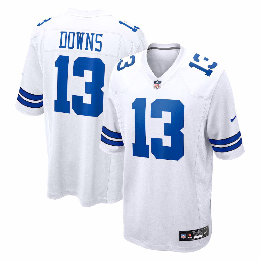 Men's Dallas Cowboys Caleb Downs Nike White Game Jersey - Ujersey