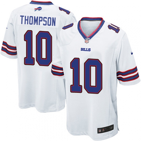 Men's Nike Buffalo Bills #10 Deonte Thompson Game White NFL Jersey