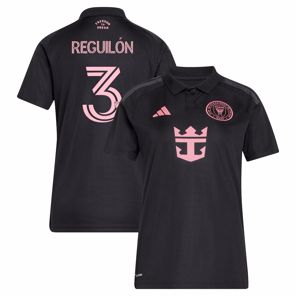 Women's Inter Miami CF Sergio Reguilón adidas Black 2026 Presagio Replica Jersey - Ujersey NHL