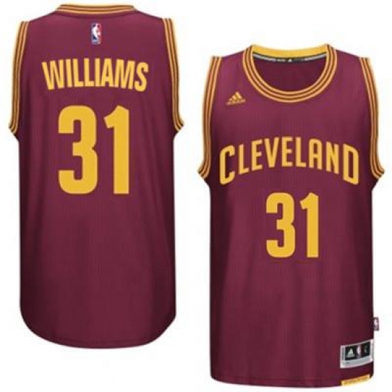 Men's Cleveland Cavaliers #31 Deron Williams adidas Burgundy Player Swingman Road Jersey - Ujersey