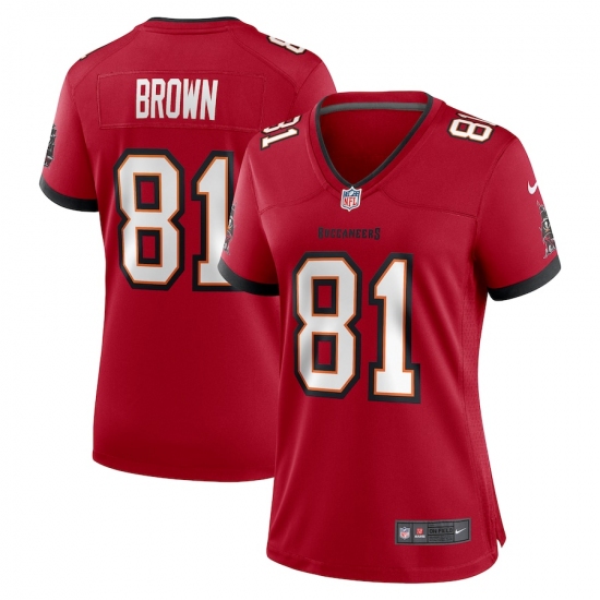 Women's Tampa Bay Buccaneers #81 Antonio Brown Nike Red Limited Jersey - Ujersey
