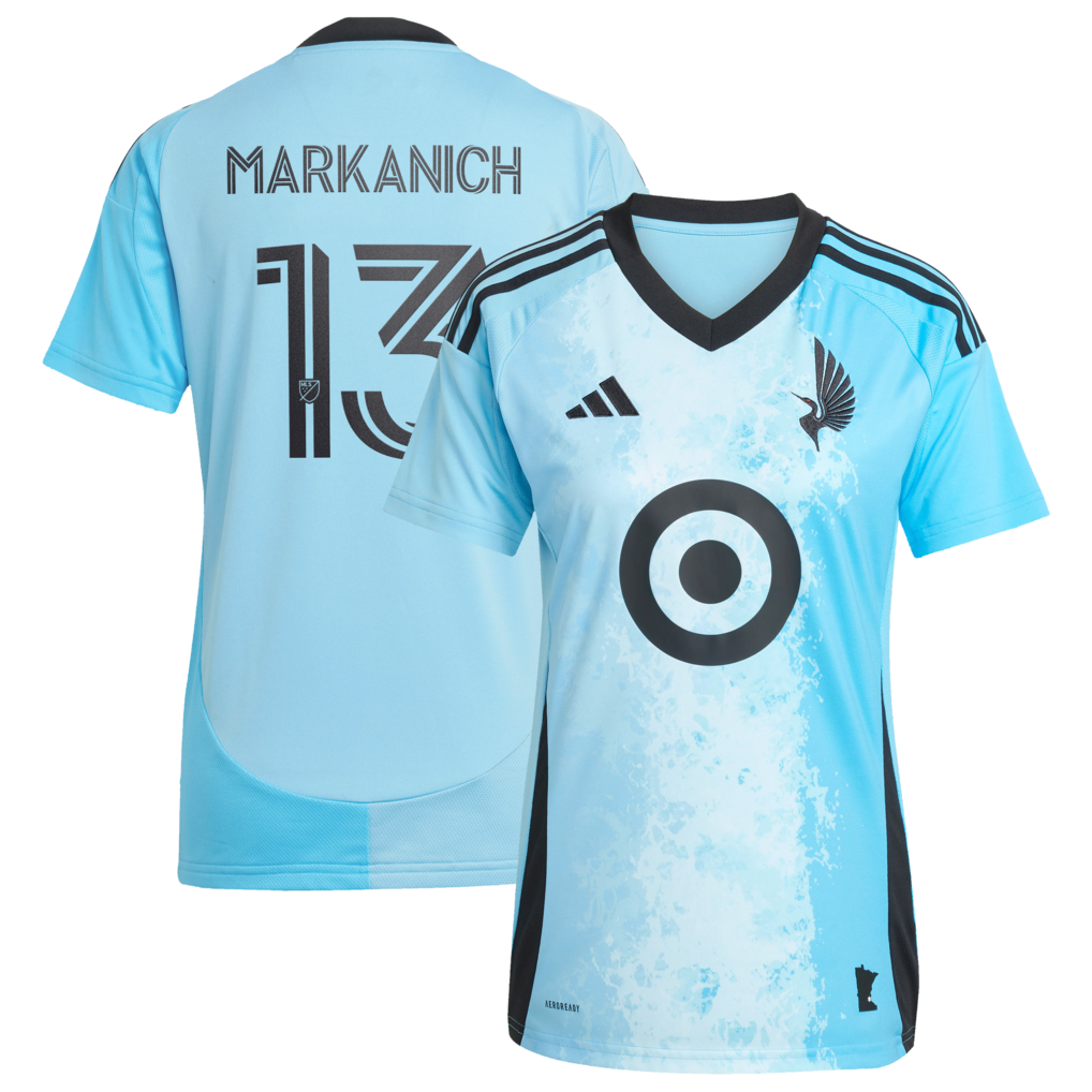Women's Minnesota United FC Anthony Markanich adidas Blue 2025 CONVERGENCE Replica Jersey - Ujersey