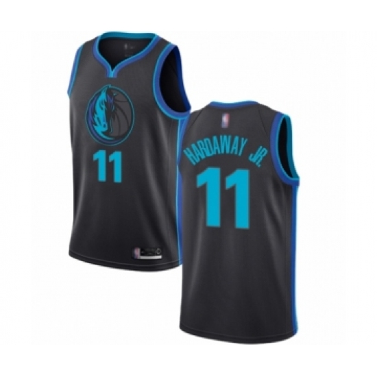 Youth Dallas Mavericks #11 Tim Hardaway Jr. Swingman Charcoal Basketball Jersey - City Edition - Ujersey