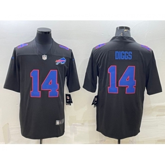 Men's Buffalo Bills #14 Stefon Diggs Black Vapor Untouchable Limited Stitched Jersey - Ujersey