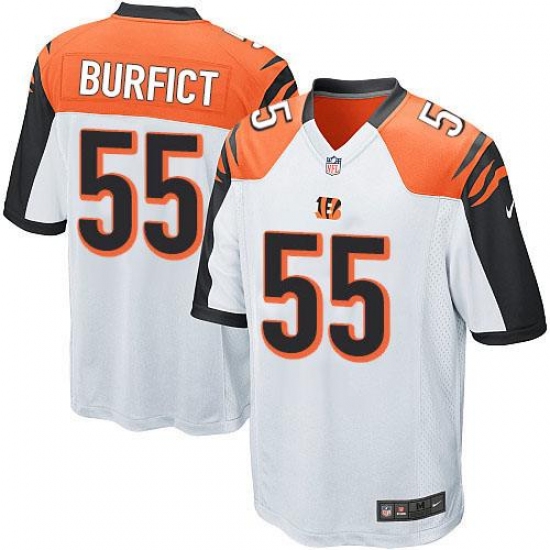 Men's Nike Cincinnati Bengals #55 Vontaze Burfict Game White NFL Jersey - Ujersey