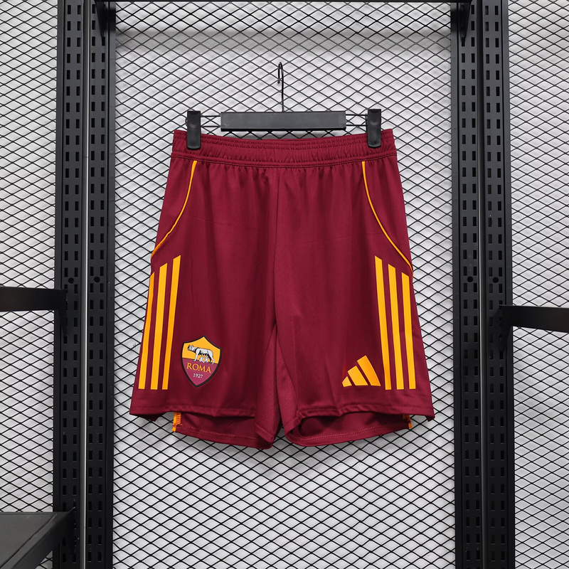 Roma Soccer Jersey Home Shorts 2025/26 - Ujersey NHL