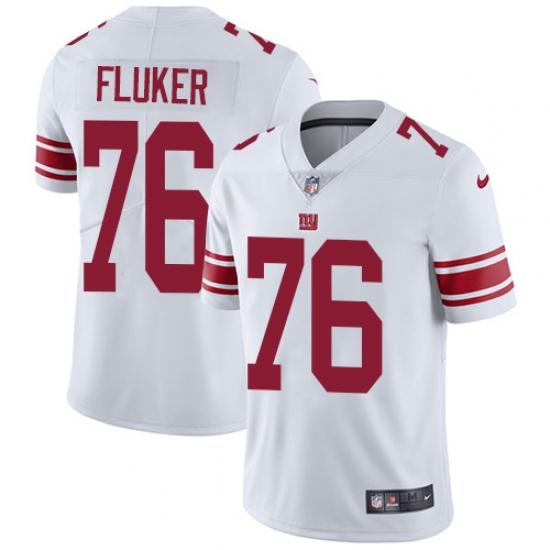 Youth Nike New York Giants #76 D.J. Fluker White Vapor Untouchable Limited Player NFL Jersey - Ujersey
