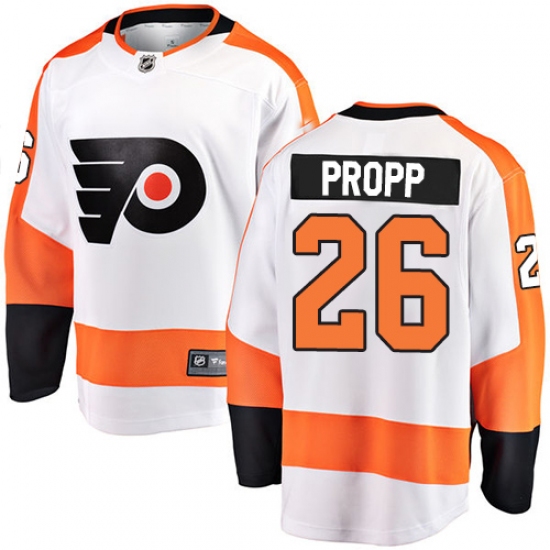 Youth Philadelphia Flyers #26 Brian Propp Fanatics Branded White Away Breakaway NHL Jersey - Ujersey