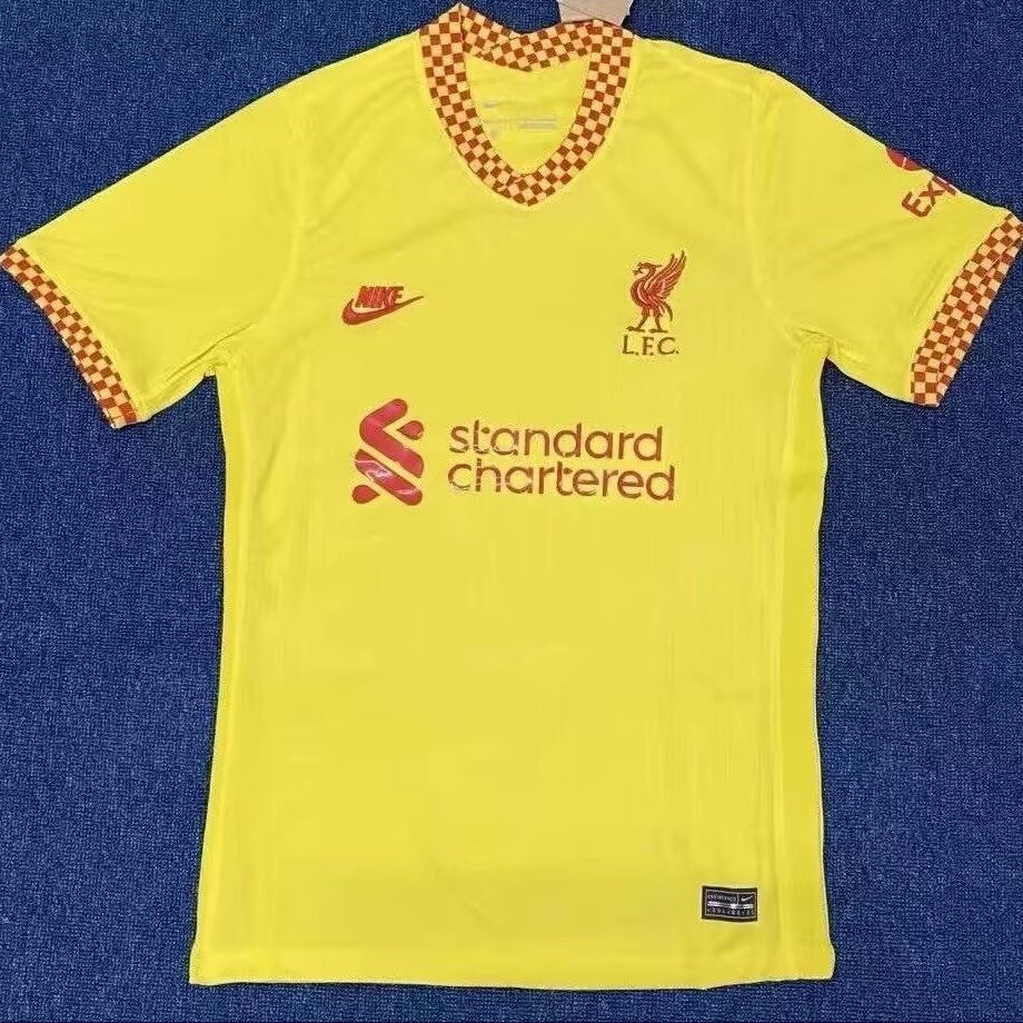 Liverpool Retro Football Jersey Third Away Custom Shirt 2021/22 - ujerseystore
