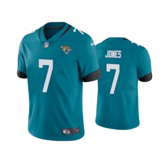 Men's Jacksonville Jaguars #7 Zay Jones Teal Vapor Untouchable Limited Stitched Jersey