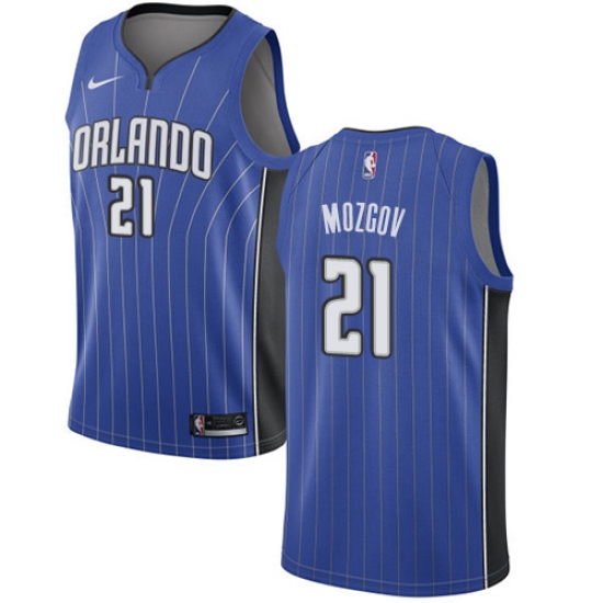 Youth Nike Orlando Magic #21 Timofey Mozgov Swingman Royal Blue NBA Jersey - Icon Edition - Ujersey