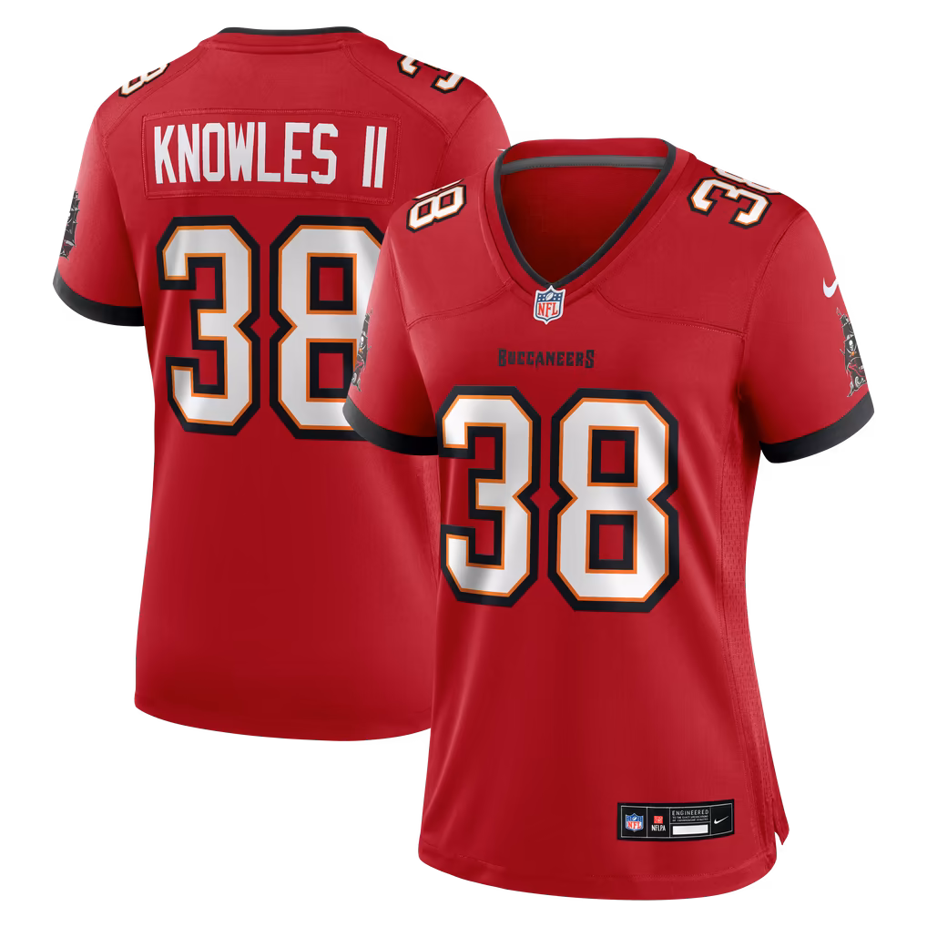 Women's Tampa Bay Buccaneers Kevin Knowles II Nike Red Team Game Jersey - Ujersey