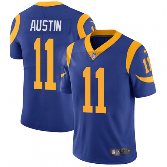 Men's Nike Los Angeles Rams #11 Tavon Austin Royal Blue Alternate Vapor Untouchable Limited Player NFL Jersey - Ujersey