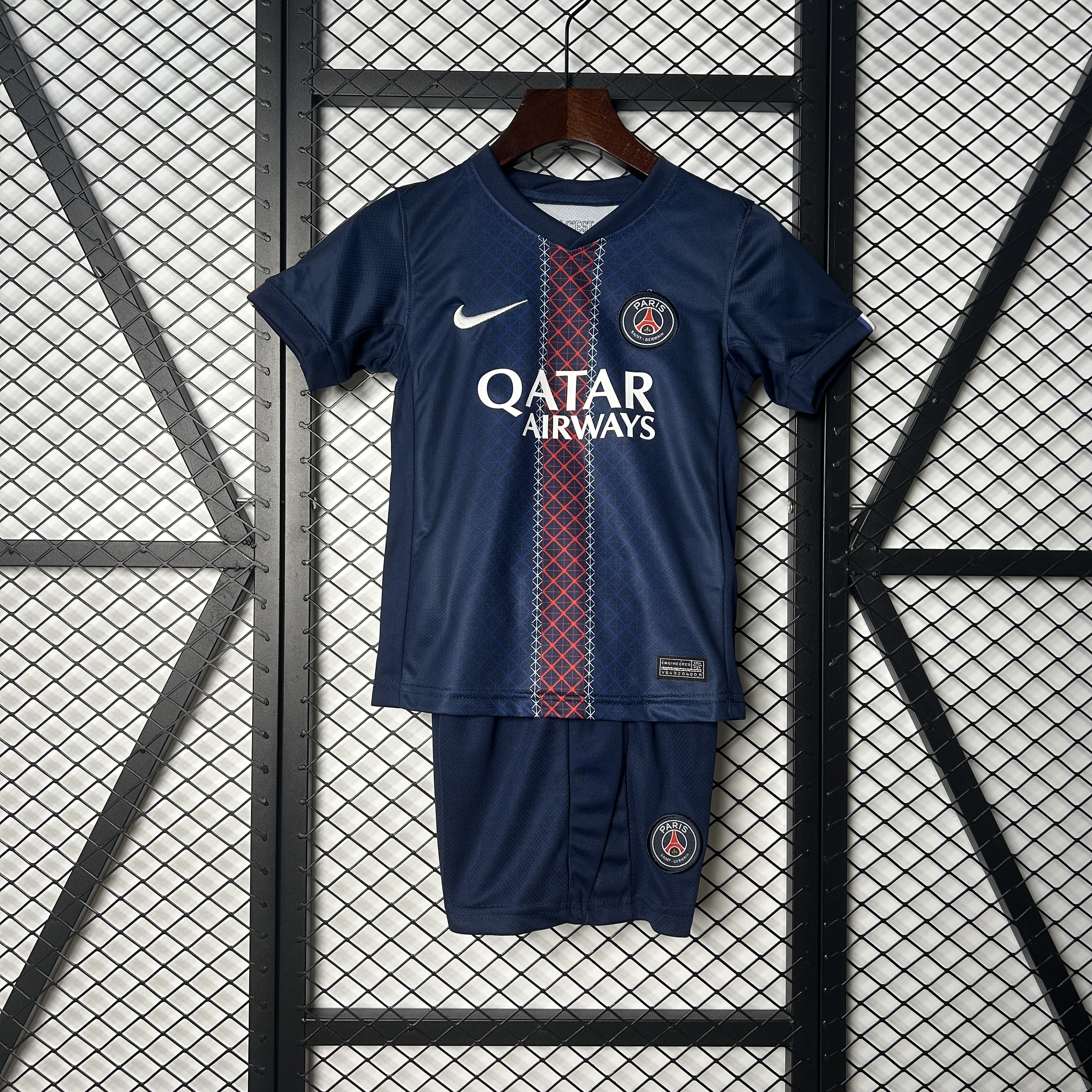 PSG Soccer Jersey Home Kids Kit Jersey+Shorts 2025/26 - U-jersey