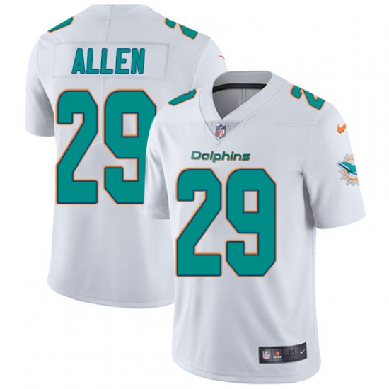 Youth Nike Miami Dolphins #29 Nate Allen Elite White NFL Jersey - Ujersey