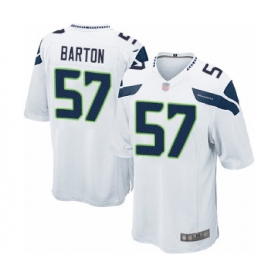Men's Seattle Seahawks #57 Cody Barton Game White Football Jersey - Ujersey