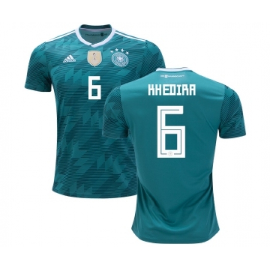 Germany #6 Khedira Away Kid Soccer Country Jersey