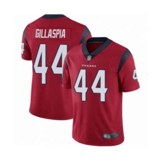 Men's Houston Texans #44 Cullen Gillaspia Red Alternate Vapor Untouchable Limited Player Football Jersey - Ujersey
