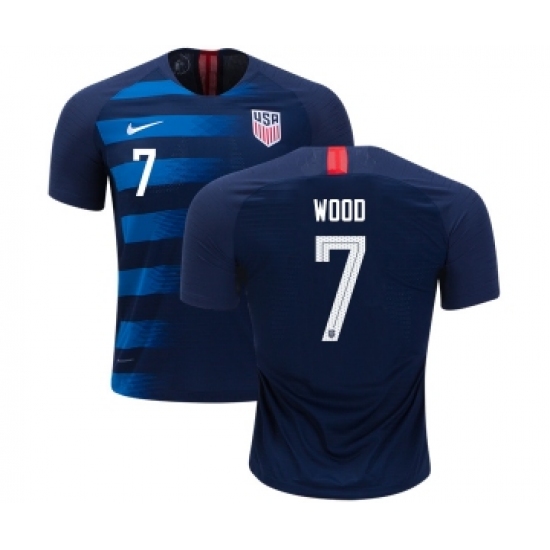 USA #7 Wood Away Kid Soccer Country Jersey
