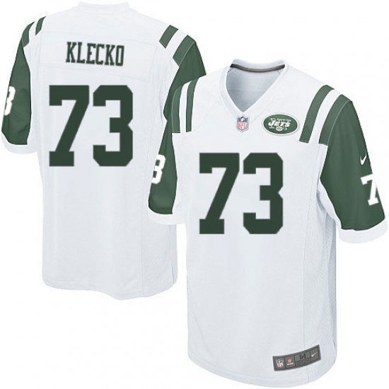 Men's Nike New York Jets #73 Joe Klecko Game White NFL Jersey - Ujersey