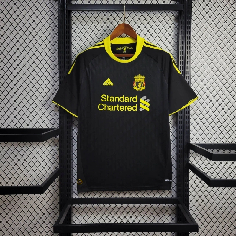 Liverpool Retro Football Jersey Away Custom Shirt 2010/11 - ujerseystore