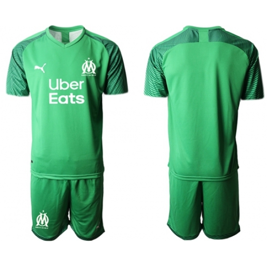 Marseille Blank Green Goalkeeper Soccer Club Jersey
