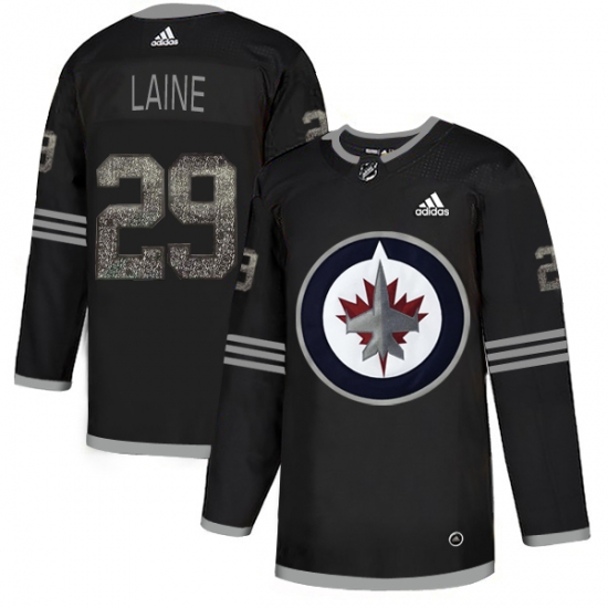 Men's Adidas Winnipeg Jets #29 Patrik Laine Black Authentic Classic Stitched NHL Jersey - Ujersey