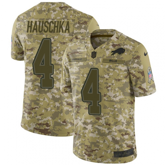 Youth Nike Buffalo Bills #4 Stephen Hauschka Limited Camo 2018 Salute to Service NFL Jersey - Ujersey