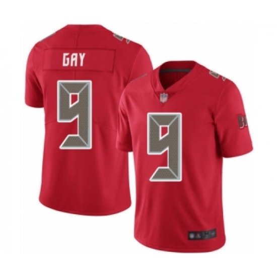 Youth Tampa Bay Buccaneers #9 Matt Gay Limited Red Rush Vapor Untouchable Football Jersey