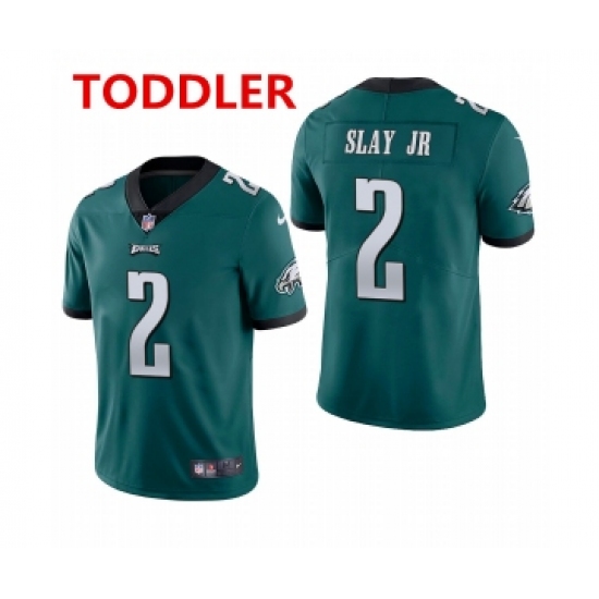 Toddler philadelphia eagles #2 darius slay jr. midnight green vapor limited Nike jersey - Ujersey
