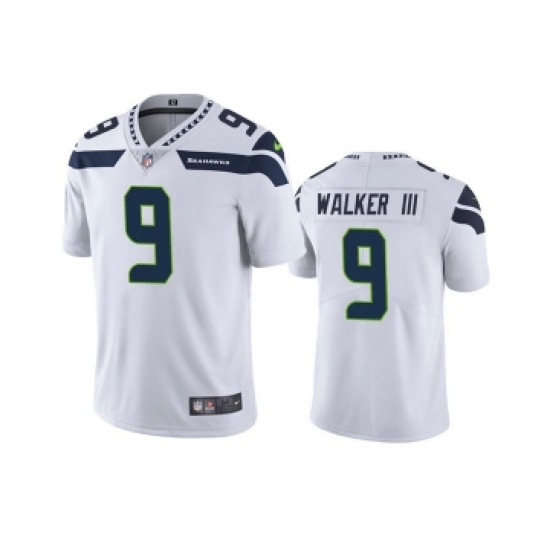Men's Seattle Seahawks #9 Kenneth Walker III White Vapor Untouchable Limited Stitched Jersey - Ujersey