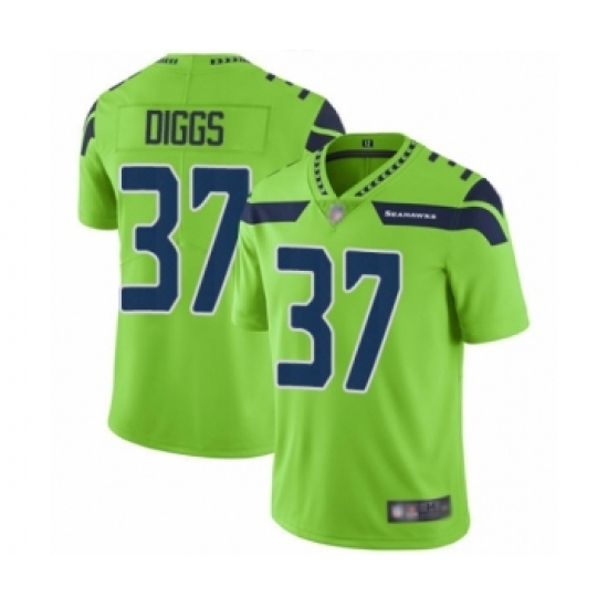 Youth Seattle Seahawks #37 Quandre Diggs Limited Green Rush Vapor Untouchable Football Jersey - Ujersey
