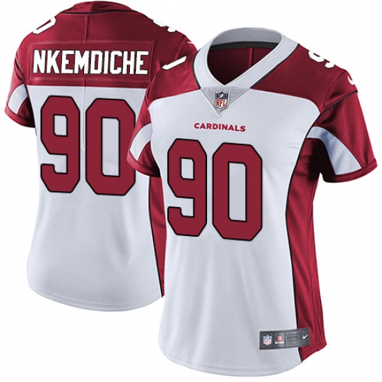 Women's Nike Arizona Cardinals #90 Robert Nkemdiche White Vapor Untouchable Limited Player NFL Jersey - Ujersey