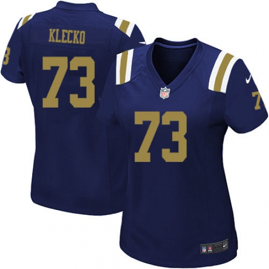 Women's Nike New York Jets #73 Joe Klecko Limited Navy Blue Alternate NFL Jersey - Ujersey
