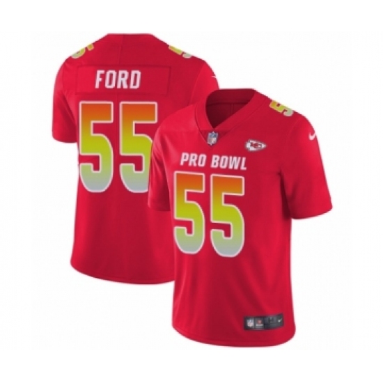 Youth Nike Kansas City Chiefs #55 Dee Ford Limited Red AFC 2019 Pro Bowl NFL Jersey - Ujersey