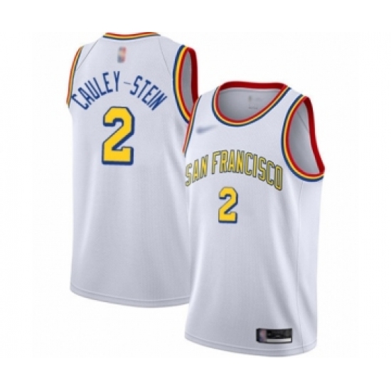Women's Golden State Warriors #2 Willie Cauley-Stein Swingman White Hardwood Classics Basketball Jersey - San Francisco Classic Edition - Ujersey