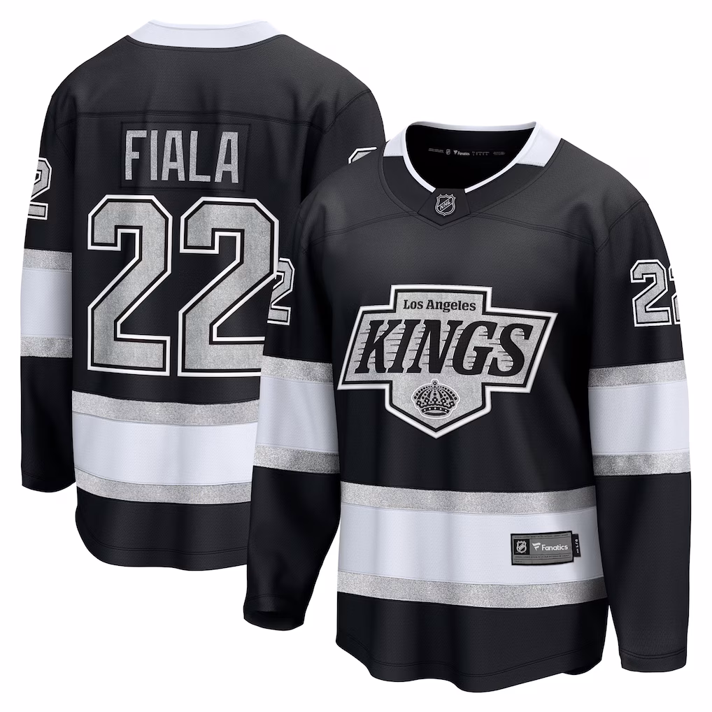 Men's Los Angeles Kings Kevin Fiala Fanatics Black Home Breakaway Jersey - ujerseystore